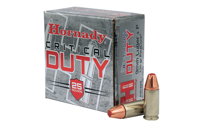 HRNDY 9MM+P 135GR CRT DUTY 25/250 - for sale