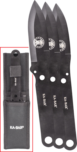 KBAR THROWING KNIFE SET 3 PK W/POUCH - for sale