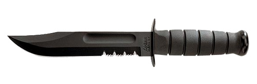 KBAR FIGHTING KNF 7" W/SHTH BLK SER - for sale