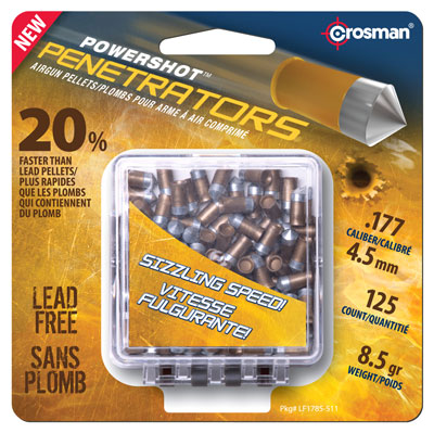 CROSMAN PELLETS 177 LEAD FREE 8.5 GRAIN 125 COUNT - for sale