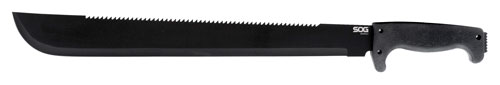 SOG SOGFARI MACHETE BLACK 18" - for sale