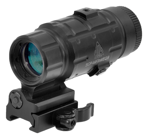 UTG 3X MAGNIFIER W/FTS QD MNT - for sale