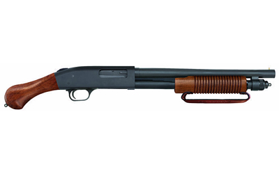 MOSSBERG 590 SHOCKWAVE 12GA 3" 6RD CORN COB FOREND CHROME - for sale