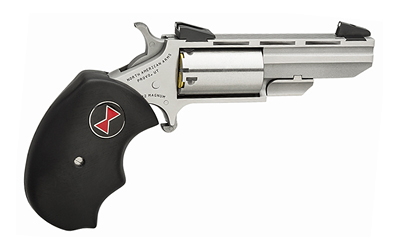 NAA "BLACK WIDOW" MINI-REVOLVR 22LR 2" FS S/S BLACK ! - for sale