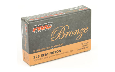 PMC 223 REM 55GR FMJ-BT 20RD 50BX/CS - for sale