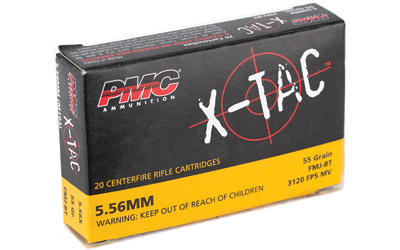 PMC 5.56X45 55GR FMJ-BT 20RD 50BX/CS - for sale