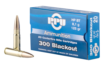 PPU 300BLK FMJ 125GR 20/1000 - for sale