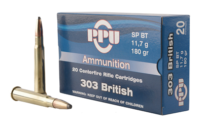 PPU 303 BRITISH SP 180GR 20/200 - for sale