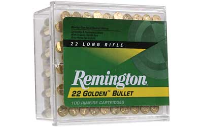 REMINGTON 22 LR HIGH VELOCITY 40GR PLATED LRN 100RD 50BX/CS - for sale