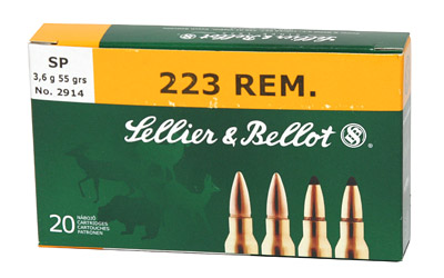 S&B 223REM 55GR SP 20/1000 - for sale