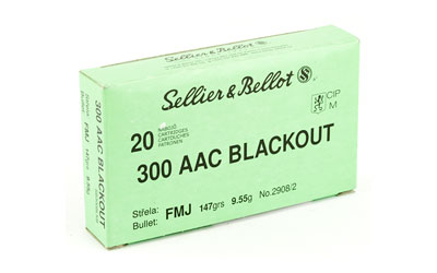 S&B 300 AAC 147GR FMJ 20RD 50BX/CS - for sale