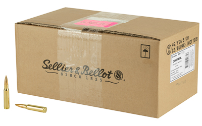 S&B 308WIN 147GR FMJ 500RD CS - for sale
