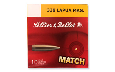 S&B 338 LAPUA MAG MATCH 300GR BTHP 10RD 10BX/CS - for sale