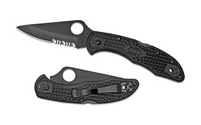 SPYDERCO DELICA4 COMBO BLADE BLK - for sale