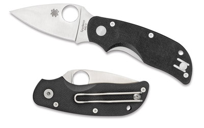 SPYDERCO CAT BLACK G-10 PLAINEDGE - for sale