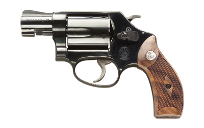 S&W 36 CLASSIC .38SPL+P 1.875" FS BLUED CHECKERED WOOD - for sale