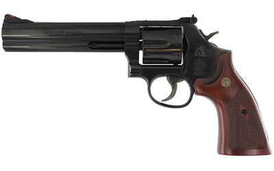 S&W 586 CLASSIC .357 6" AS 6-SHOT BLUED WOOD - for sale