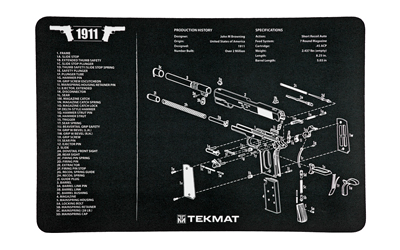 TEKMAT PISTOL MAT 1911 BLK - for sale