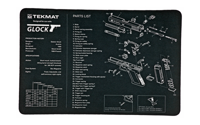 TEKMAT PISTOL MAT FOR GLOCK BLK - for sale