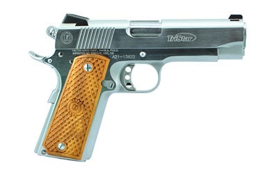 TRISTAR AMERICAN CLASSIC CMNDR 1911 9MM 4.5" CHROME/WOOD - for sale