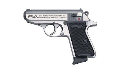 WALTHER PPK/S 380ACP SS FS 7-SHOT BLACK SYNTHETIC GRIPS - for sale