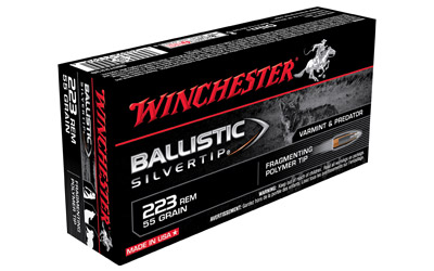 WINCHESTER SUPREME 223 REM 55GR SILVER-TIP 20RD 10BX/CS - for sale