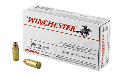 WINCHESTER DEFENSE 9MM LUGER 115GR JHP 50RD 10BX/CS - for sale