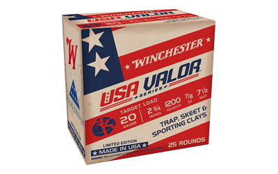 WIN USA VALOR 20GA 2.75" #7.5 25/250 - for sale