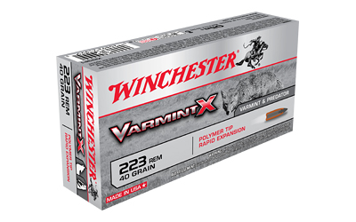 WINCHESTER VARMINT-X 223REM POLY TIPPED 55GR 20RD 10BX/CS - for sale