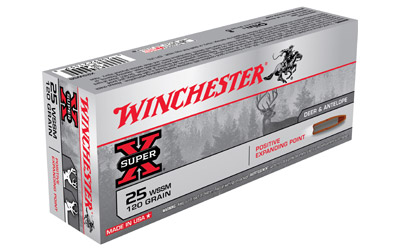 WINCHESTER SUPER-X 25 WSSM 120GR POS EXP PNT 20RD 10BX/CS - for sale