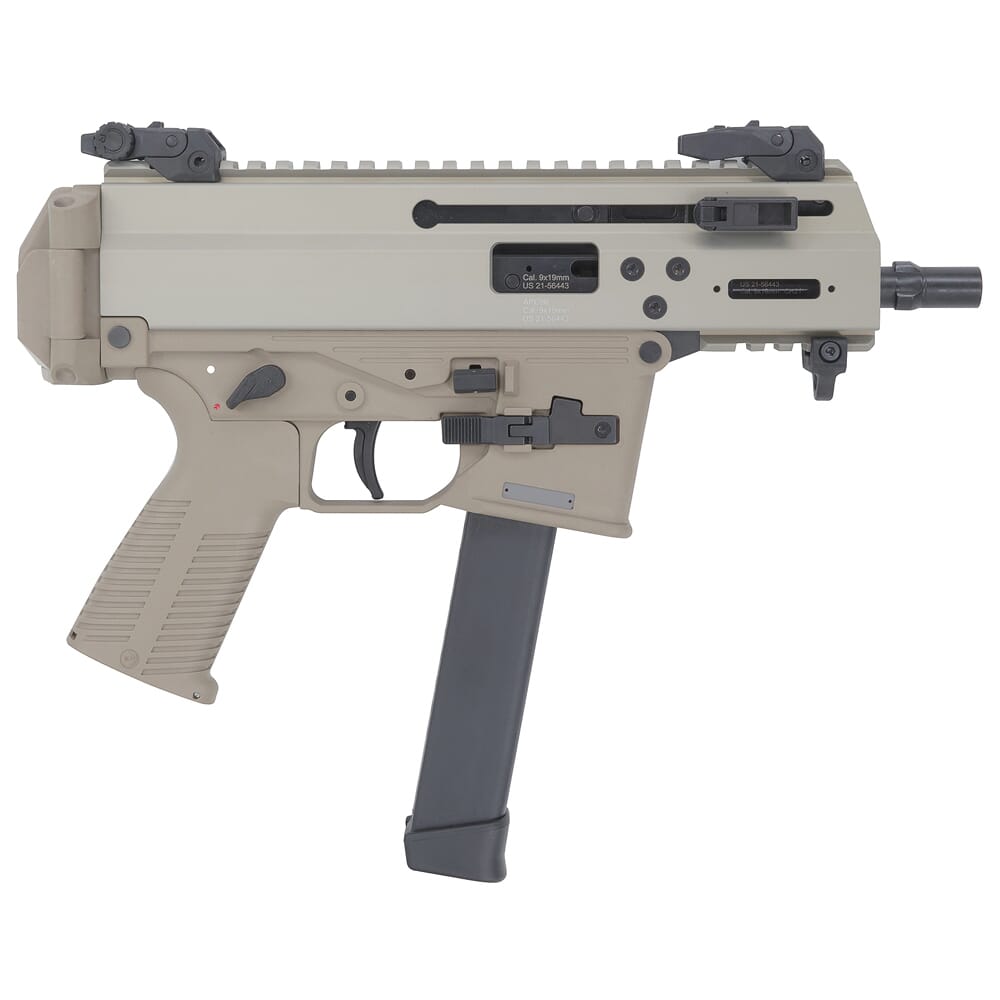 B&T APC9K PRO 9MM 4.3" 33RD GLK TAN - for sale